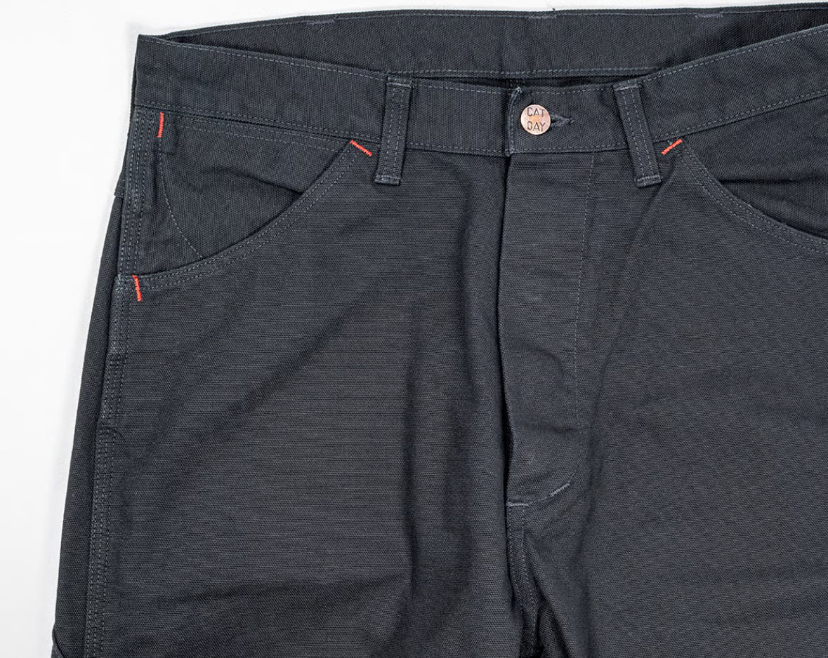 Workers cat day painter pants (black)