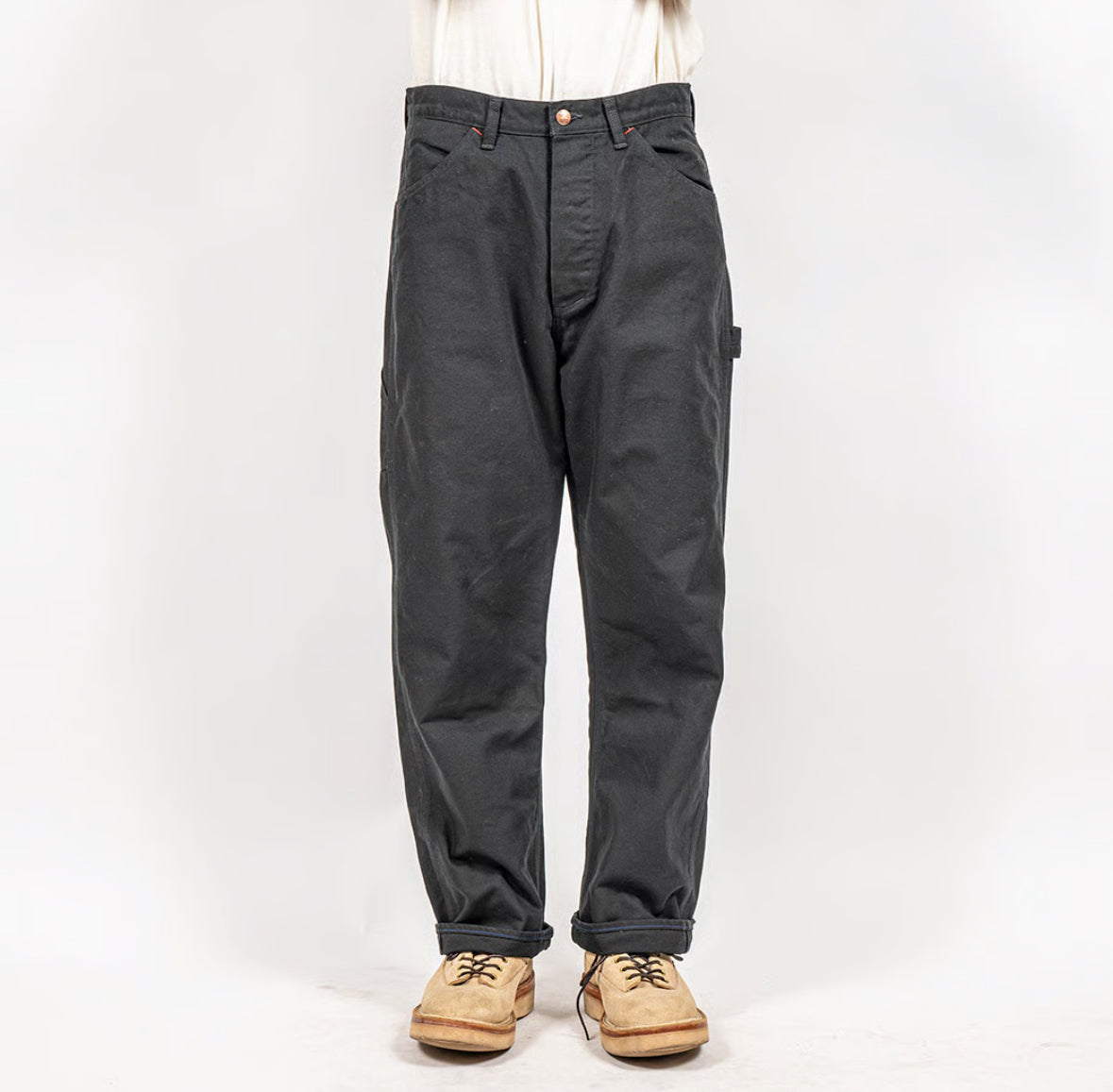 Workers cat day painter pants (black)