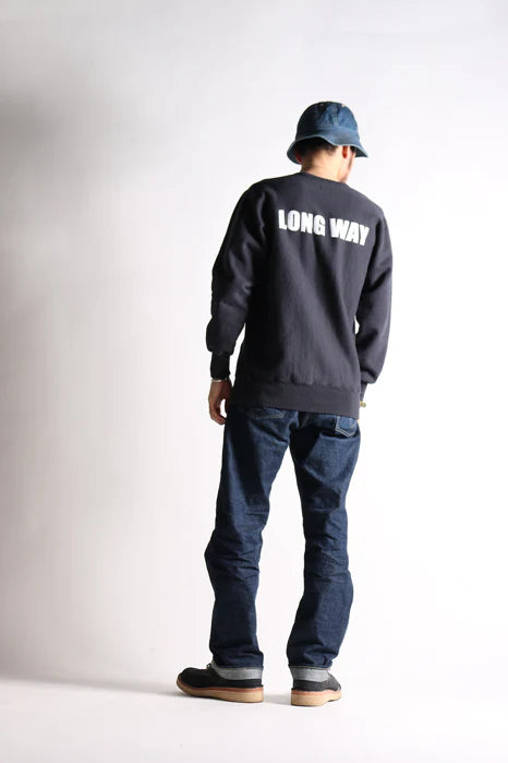 WESTRIDE Heavy Weight Front V Sweat / Black