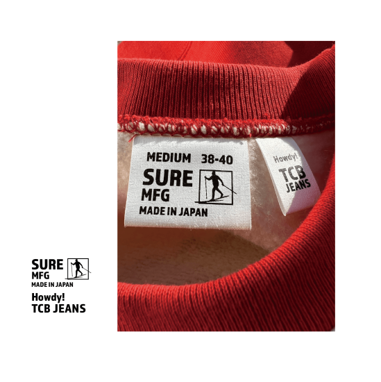 TCB/ Howdy!TCB Sure’s Snow pattern sweatshirt (black)