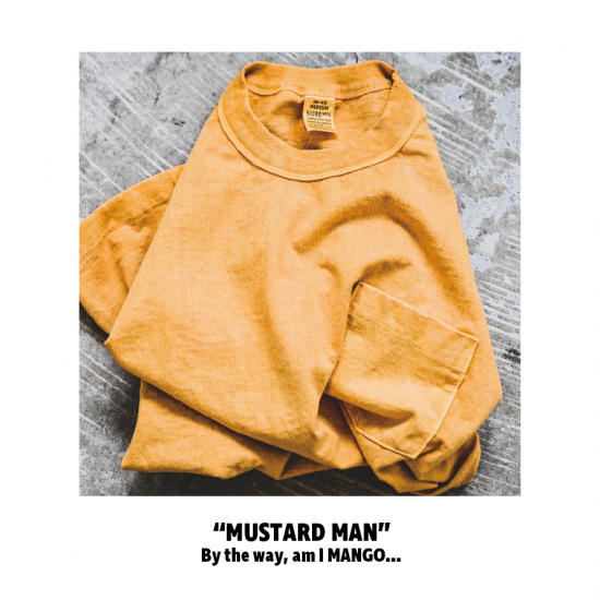 XX Development Sure’s S/S Pocket Tee / mustard