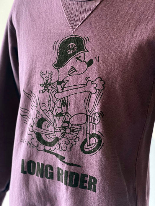 WESTRIDE Heavy Weight Front V Sweat Snoopy / Bell Flower
