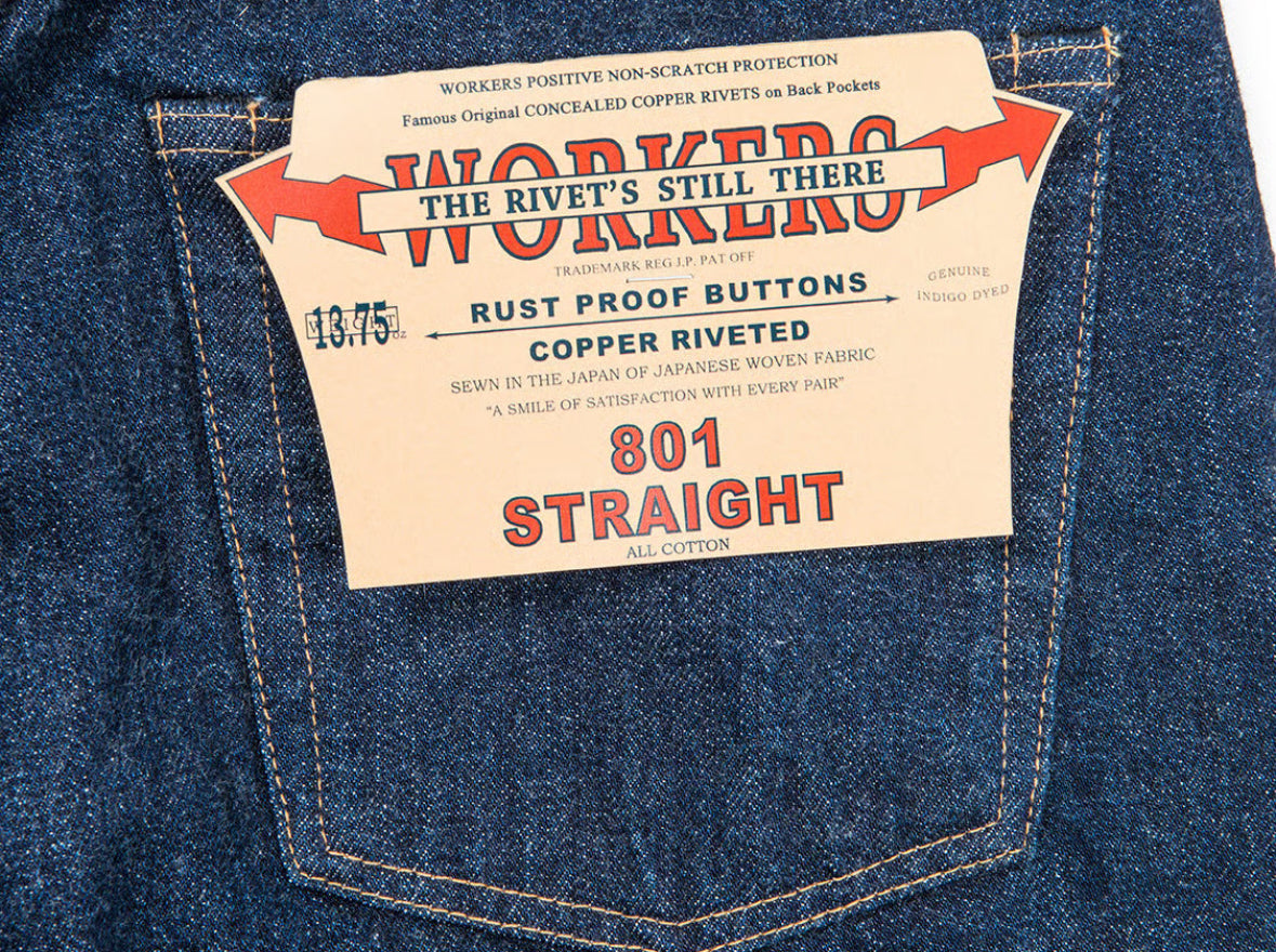 Workers lot 801 straight jeans