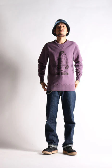 WESTRIDE Heavy Weight Front V Sweat Snoopy / Bell Flower