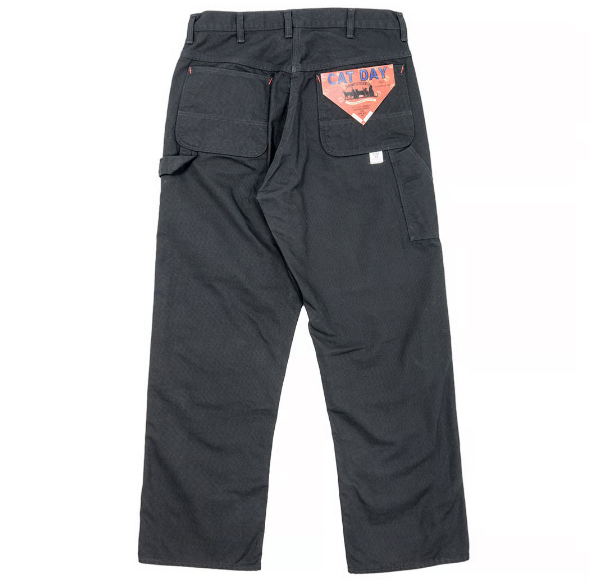 Workers cat day painter pants (black)