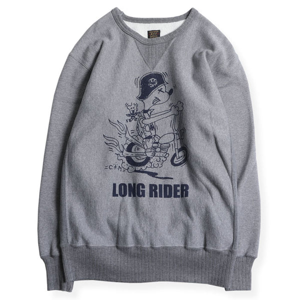 WESTRIDE Heavy Weight Front V Sweat Snoopy / Grey