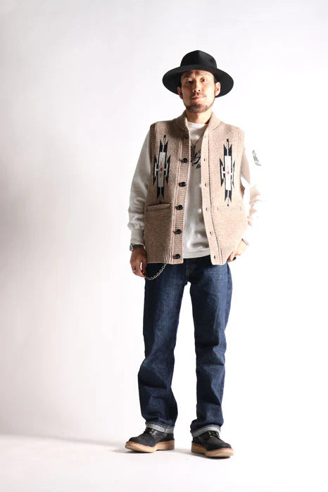 WESTRIDE Native Shetland Vest / Beige