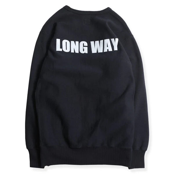 WESTRIDE Heavy Weight Front V Sweat / Black