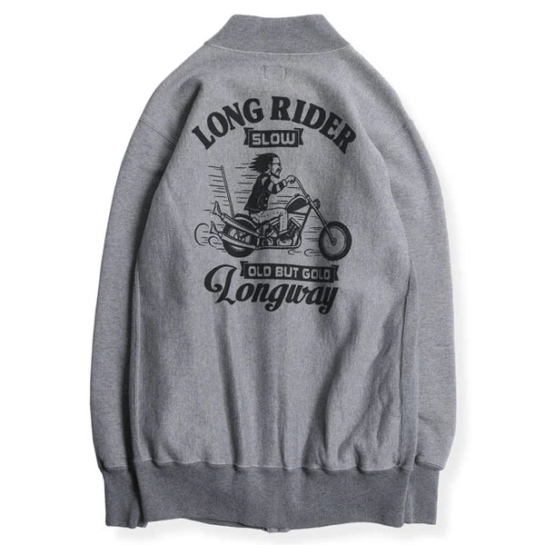 WESTRIDE Heavy Weight Full Snap Sweat / Grey