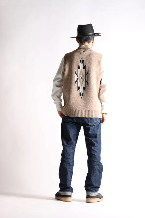 WESTRIDE Native Shetland Vest / Beige