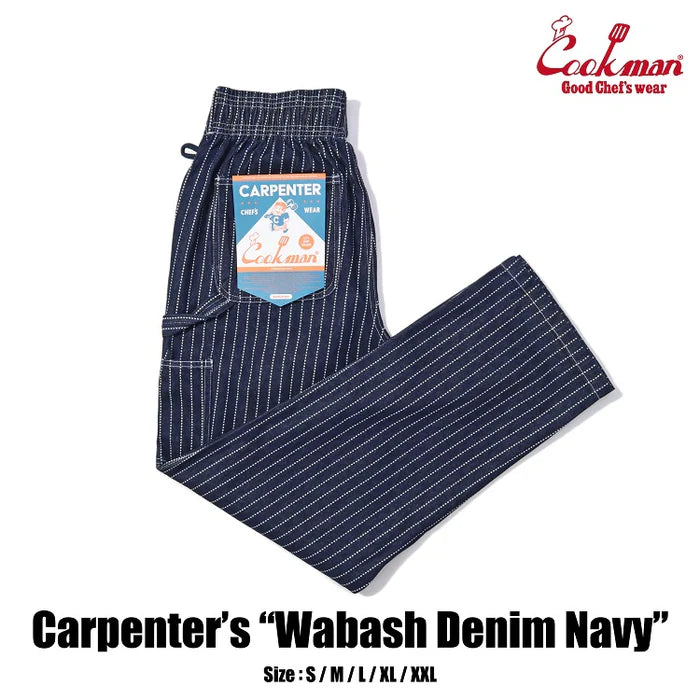 COOKMAN CARPENTER'S PANTS - WABASH DENIM : NAVY
