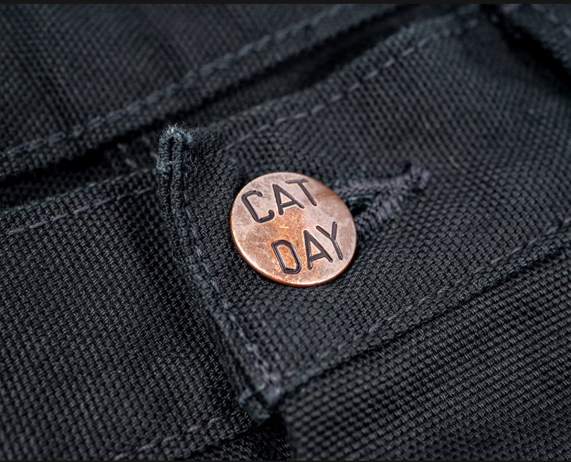 Workers cat day painter pants (black)