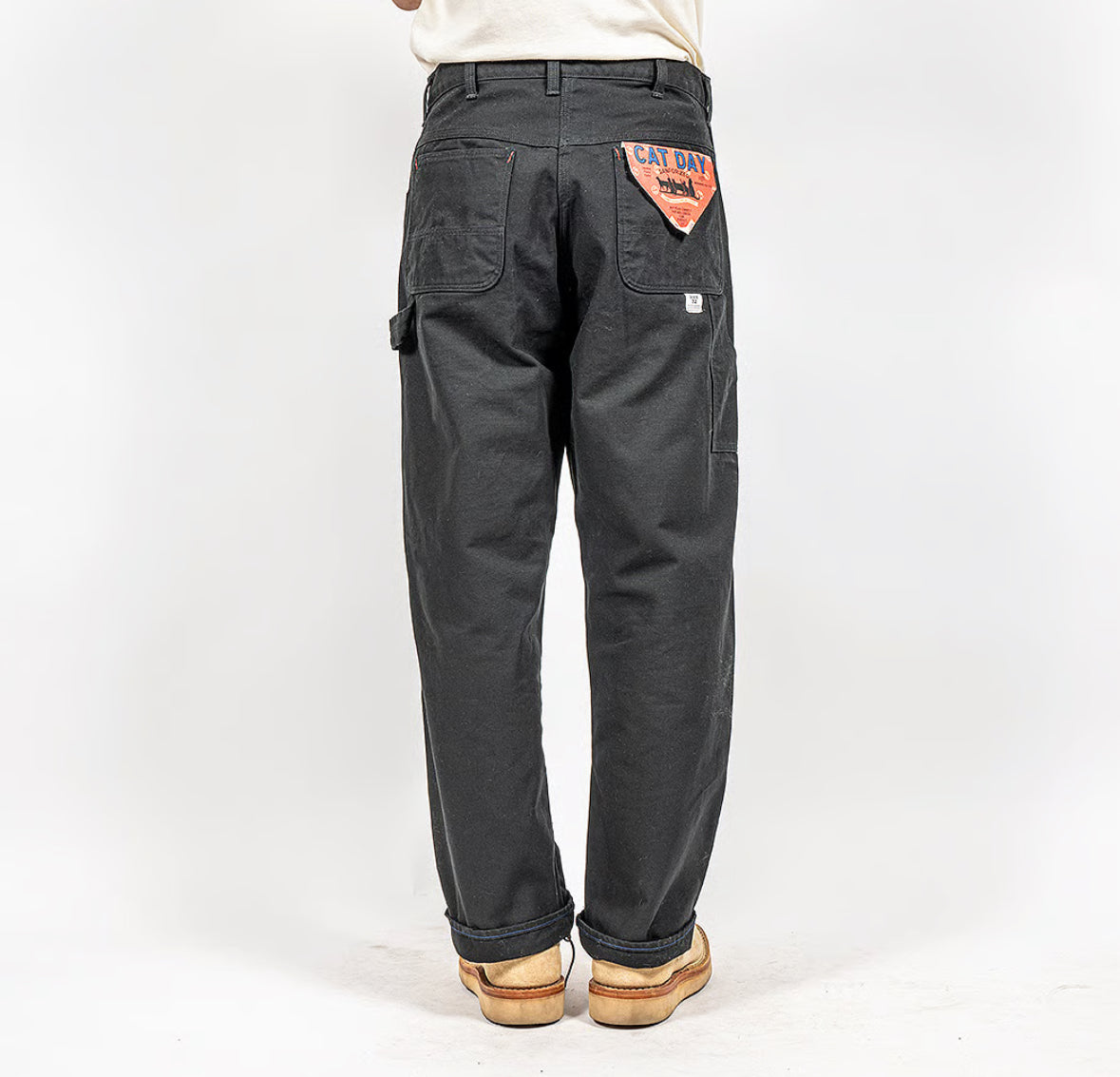 Workers cat day painter pants (black)