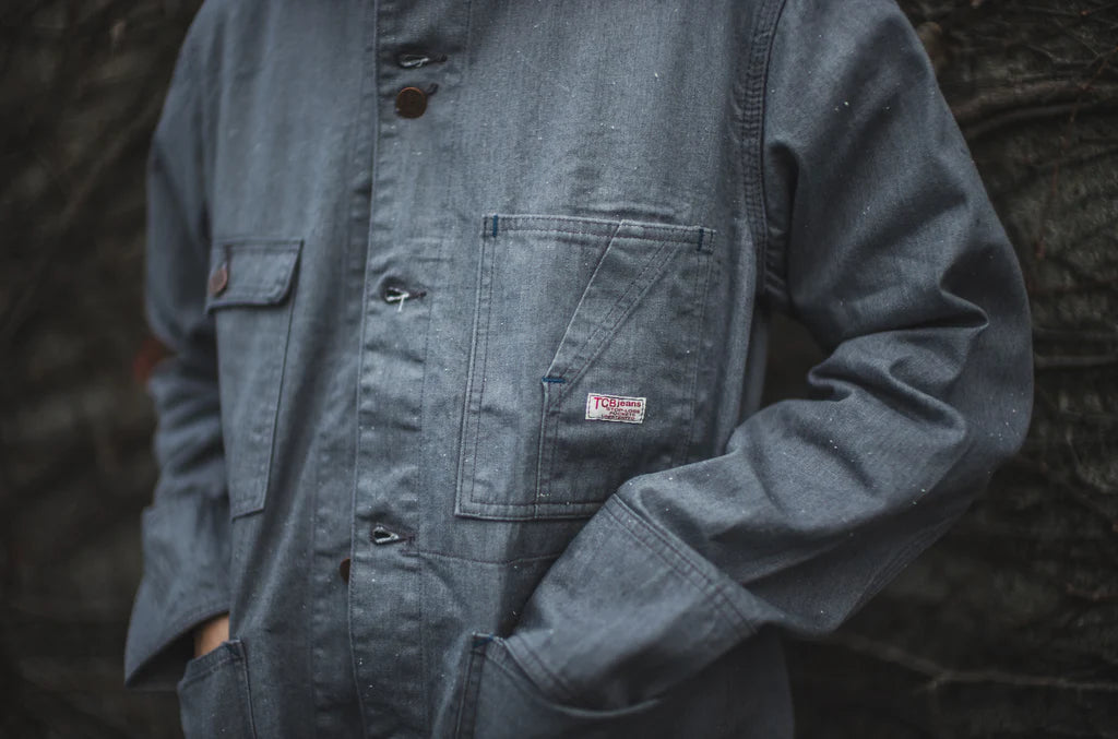 TCB jeans/ tabby's jacket (grey denim)