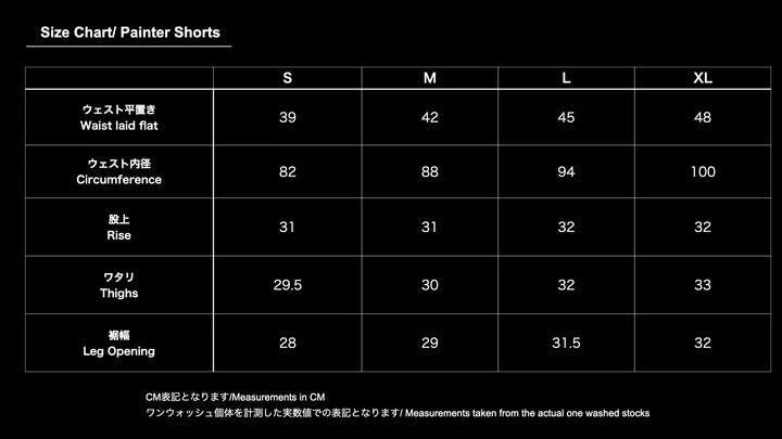 TCB Painter Shorts 7.5oz (2025 version)