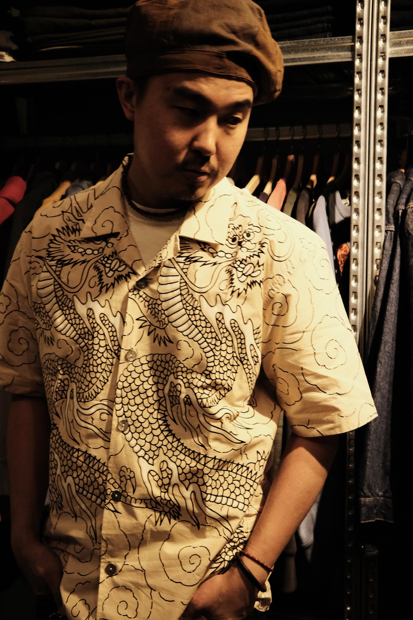 MATSURI/ GRANNY MADE HAWAII SHIRT (DRAGON)