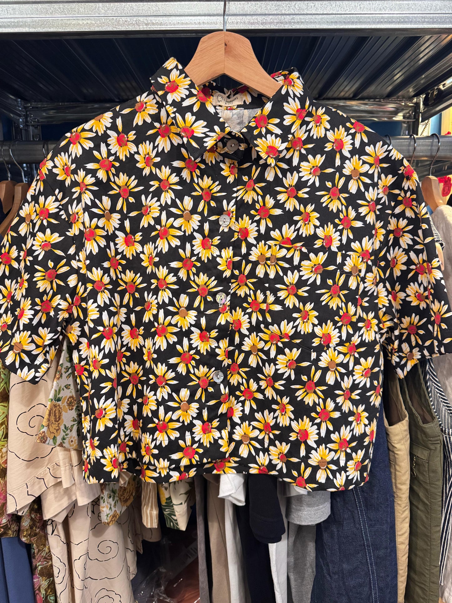 MATSURI/ FLORAL CROP TOP