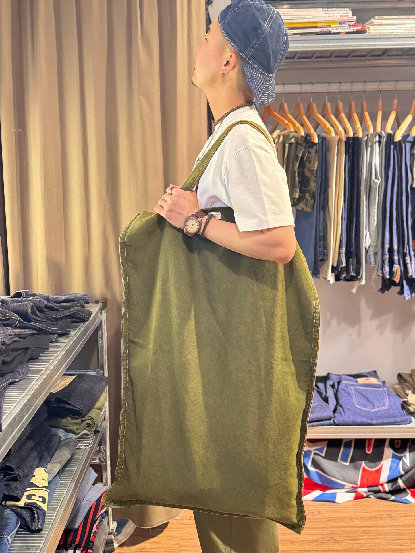 MATSURI/ WASHED CANVAS TOTEBAG