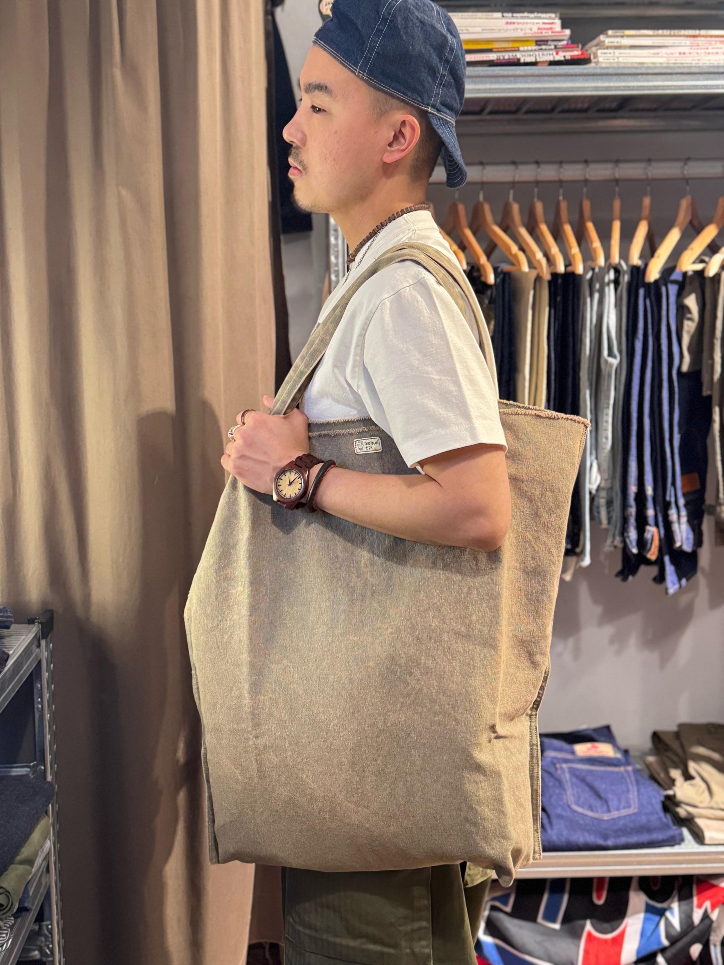 MATSURI/ WASHED CANVAS TOTEBAG