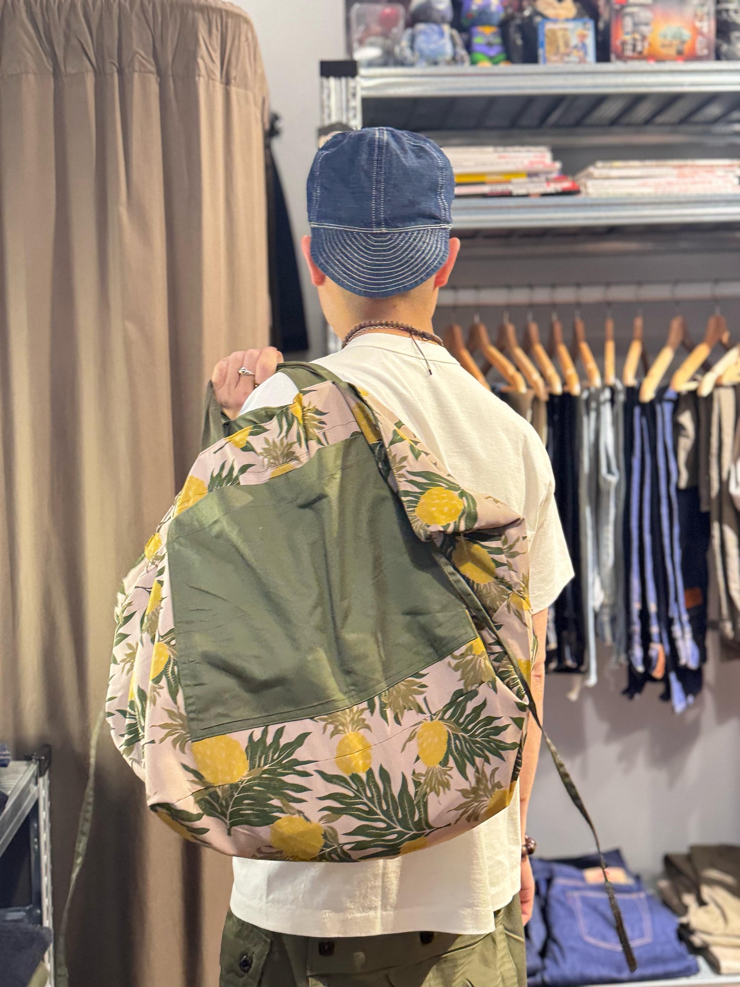 MATSURI/ DOUBLE SIDED SHOPPING TOTEBAG (OLV X PINEAPPLE)