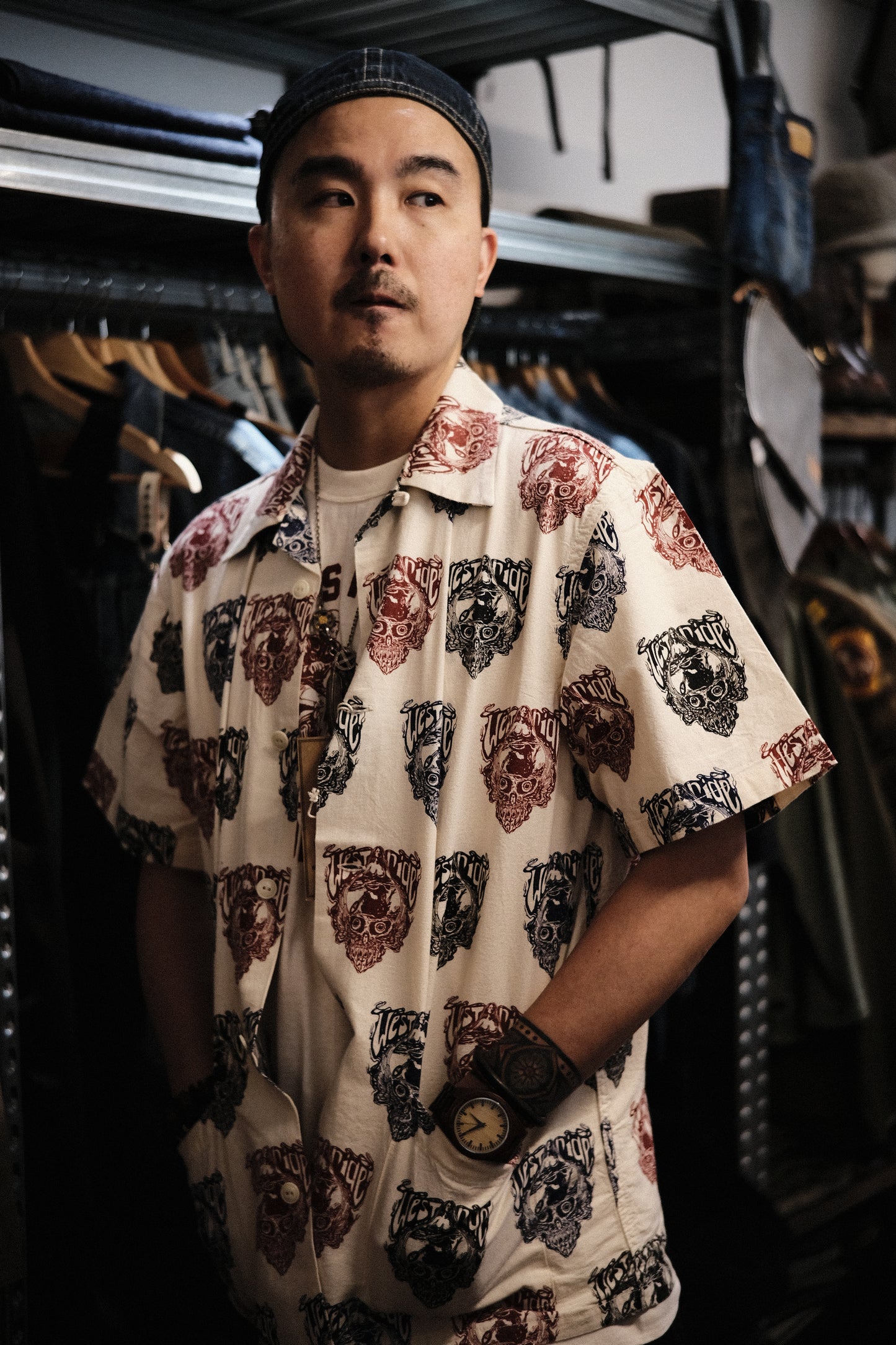 West Ride/ camper shirt (white)