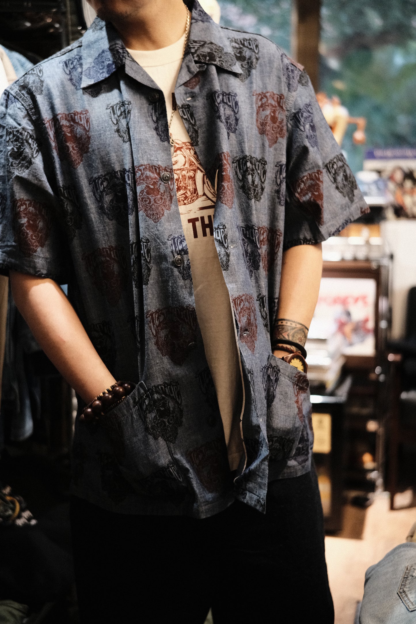 West Ride/ camper shirt (indigo)