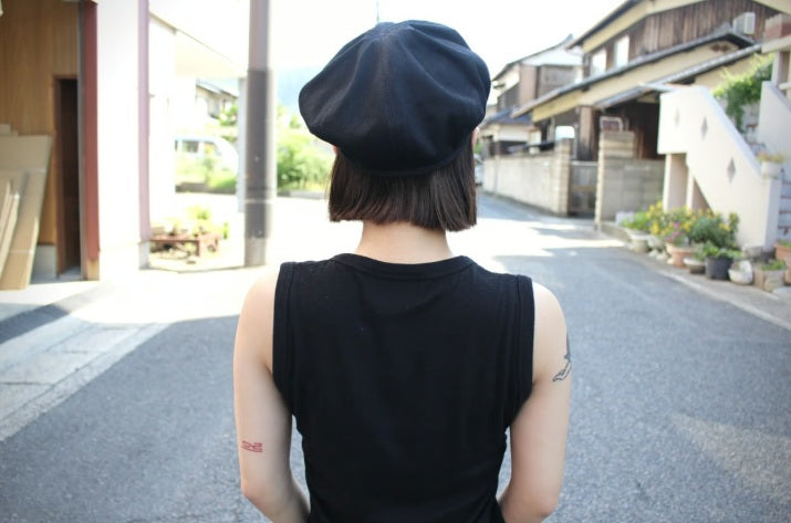 ACID HOUSE denim beret (denim)