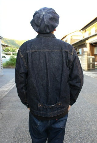 ACID HOUSE denim beret (big)