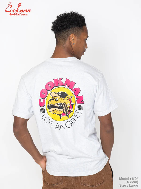 Cookman Tees - Burger Dog : Off White