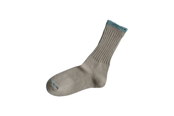 NISHIGUCHI KUTSUSHITA Silk Cotton Socks / L.Gray