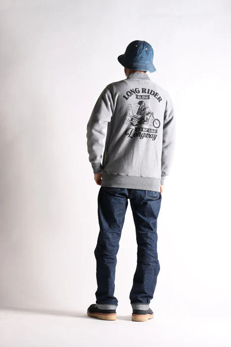 WESTRIDE  Heavy Weight Full Snap Sweat / Grey