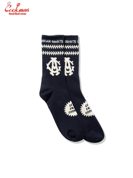 Cookman Rib Crew Socks - NLBM CHICAGO AMERICAN GIANTS