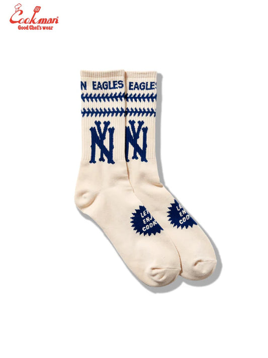 Cookman Rib Crew Socks - NLBM BROOKLYN EAGLES