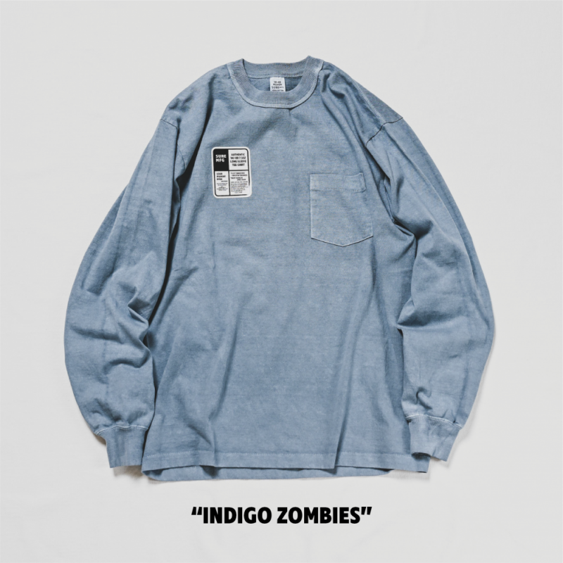 XX Development Sure's Long Sleeve T-Shirt / Indigo Zombie