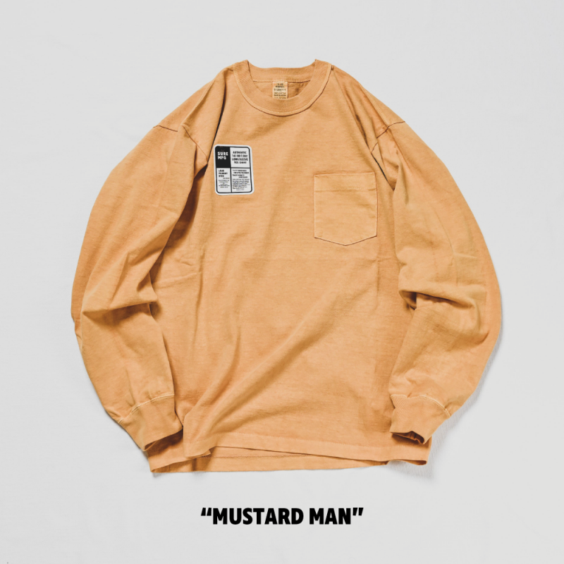 XX Development Sure's Long Sleeve T-Shirt / Mustard man