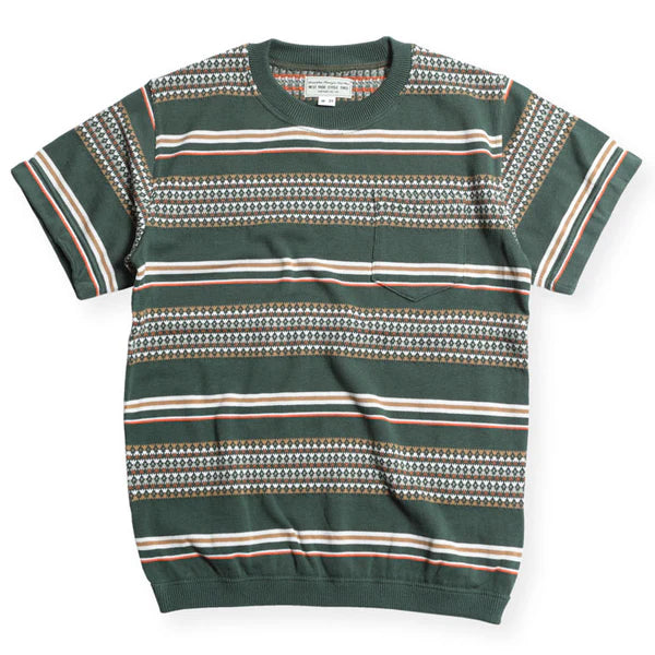 WESTRIDE  Classic NGT Jacquard Tee / Green