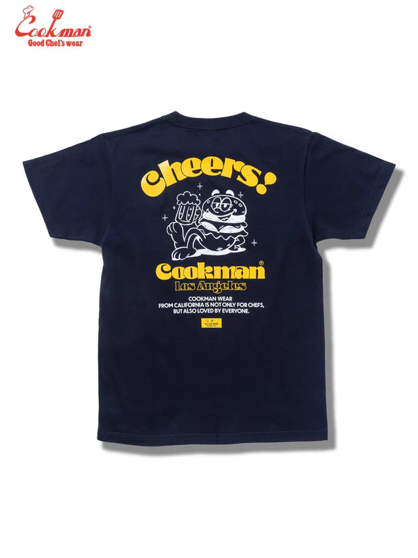 Cookman Tees - Cheers Burger : Navy