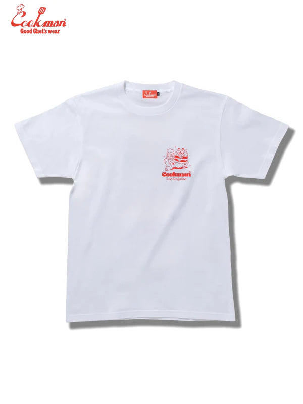 Cookman Tees - Cheers Burger : White