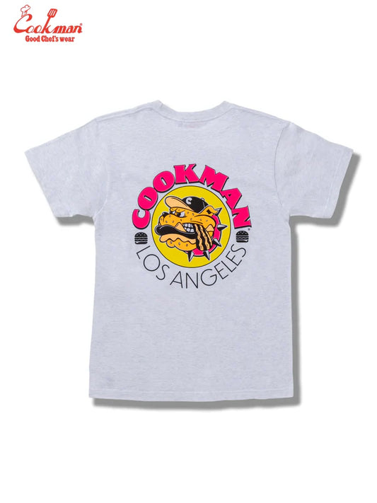 Cookman Tees - Burger Dog : Off White