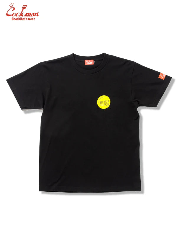 Cookman Tees - BjornQorn Popped by The Sun : Black