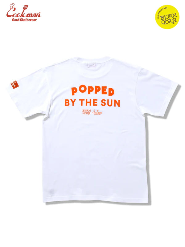 Cookman Tees - BjornQorn Popped by The Sun : White