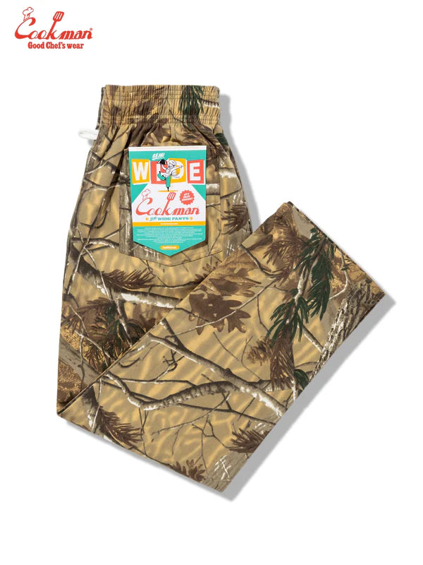 Cookman Chef Pants Semiwide - Timber Camo