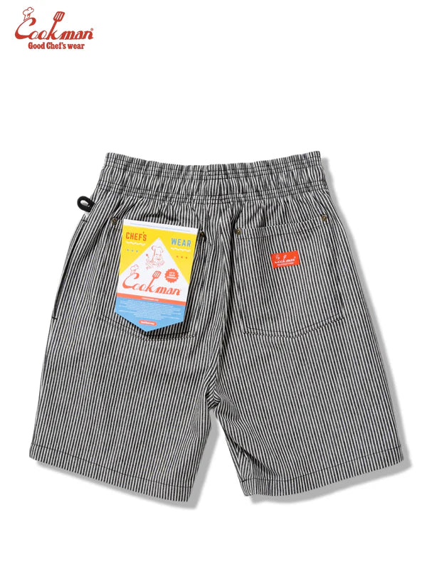 Cookman Chef Short Pants Front Pocket - Hickory : Black
