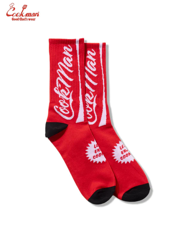 Cookman Rib Crew Socks - Soda