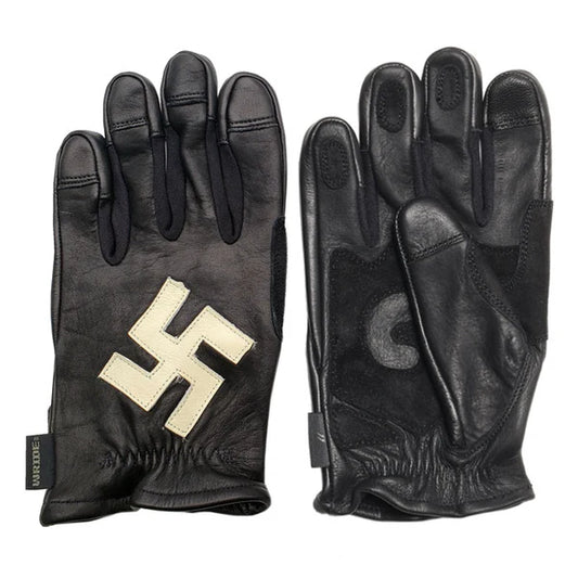 WESTRIDE  Swastika Glove / Black x Cream