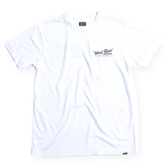 WESTRIDE  Power Dry Logo Tee / White