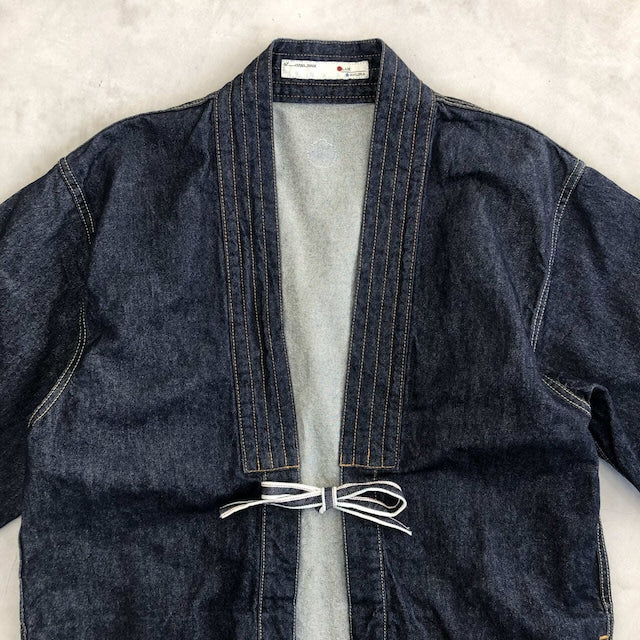 Blue Sakura "DENTO" DENIM KIMONO JACKET ［WASHI ver.］