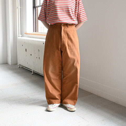 Ordinary fits/ bell pants (brown)