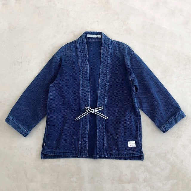 Blue Sakura "DENTO" SASHIKO KIMONO JACKET ［LONG SLEEVE］ / INDIGO