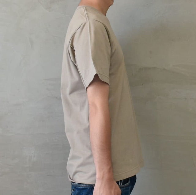 Blue Sakura CUTOFF T-SHIRT / BEIGE